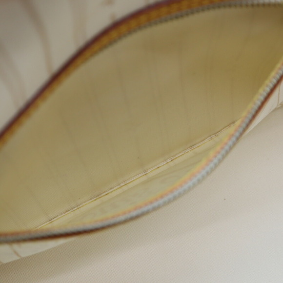 Louis Vuitton PM Damier Canvas White Bag Neverfull Tote - Picture 7 of 13